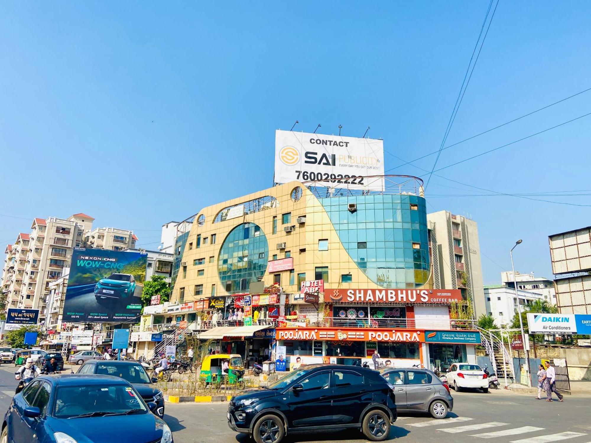 Hotel Abc Satellite Prahlad Nagar Ахмедабад Экстерьер фото